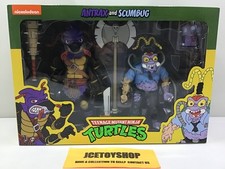 2021 NECA NICKELODEON TEENAGE MUTANT NINJA TURTLES ANTRAX AND SCUMBUG MISB