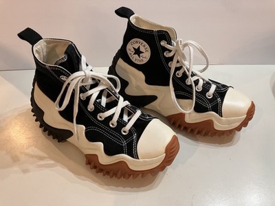 Converse Run Star Motion Hi Black Gum Honey Platform 171545C Women's 7.5 Men's 6
