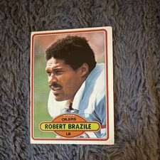 Topps Robert Brazile Houston Oilers 1980 #79 NFL Football Card Base Set