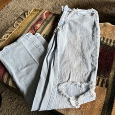 Great Old Navy Girls Slouchy Straight Jeans Size 14 Light Wash Denim Free Ship 