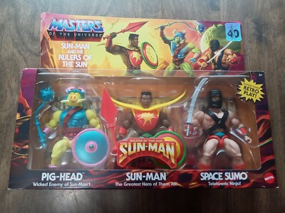 Masters of the Universe Sun-Man and the Rulers of the Sun 5.5 in Action Figures