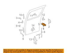 CHRYSLER OEM 2001 Caravan Lock Hardware-Handle, Outside RP86WS2AC
