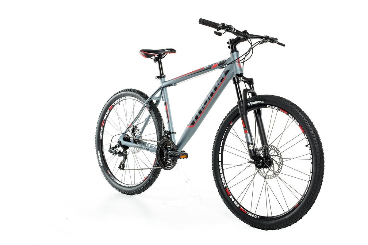 Vtt Moma Mtb 24 Moma Mountain Bike Shimano 24-Speed Grey Aluminum