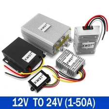 DC-DC Step Up Converter 12V-24V 1A-50A Boost Volt Regulator Power Inverter Car