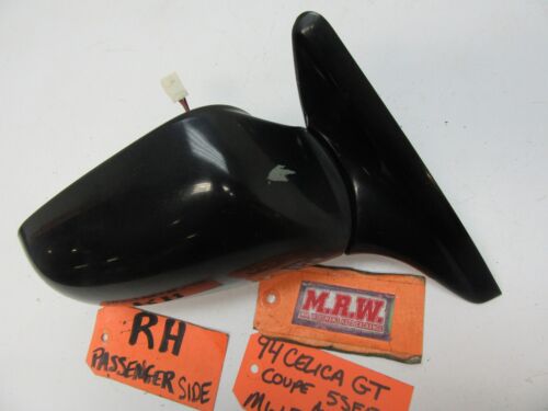 DOOR MIRROR GLASS BLACK POWER REAR VIEW PASSENGER SIDE RIGHT for 94-99 CELICA GT - Picture 3 of 11