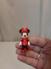 Minnie Mouse 2 pollici statuina Disney figure giocattolo cake topper molto piccolo mini HTF