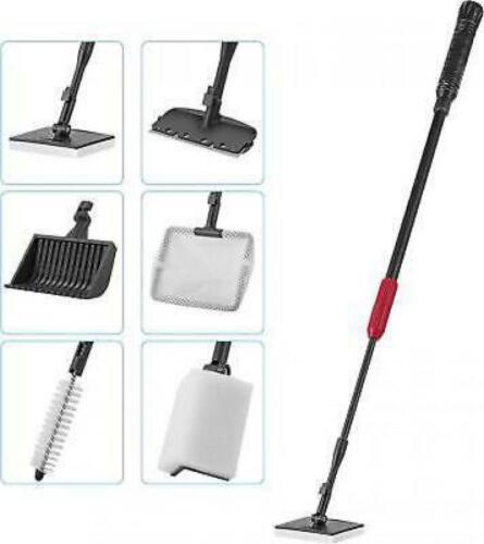 6in1 Aquarium Fish Tank Cleaner Kit Cleaning Tools with Long Telescopic Handle