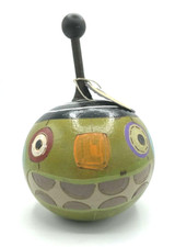 Hand Painted Gourd Sheperd's Bush Jeni Gochnour Unique Artisan Hand Made Art