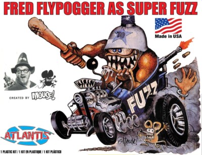 Fred Flypogger as SUPERFUZZ NEW BOX Stanley Mouse Atlantis Models