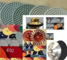 3/8" stone concrete Demi Bullnose router bit 33 polishing pad grinding cup