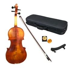 Paititi 1/2 Size PTTVN022 Intermediate Level Violin with Case, Bow Ebony Fitting