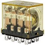 IDEC Corporation RH4B-ULDC24V Power Relay 24VDC 10A 4PDT(27.5x41x42)mm Socket