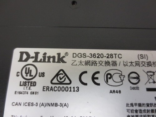 Commutateur 24 ports D-Link xStack DGS-3620-28TC - Photo 5/5