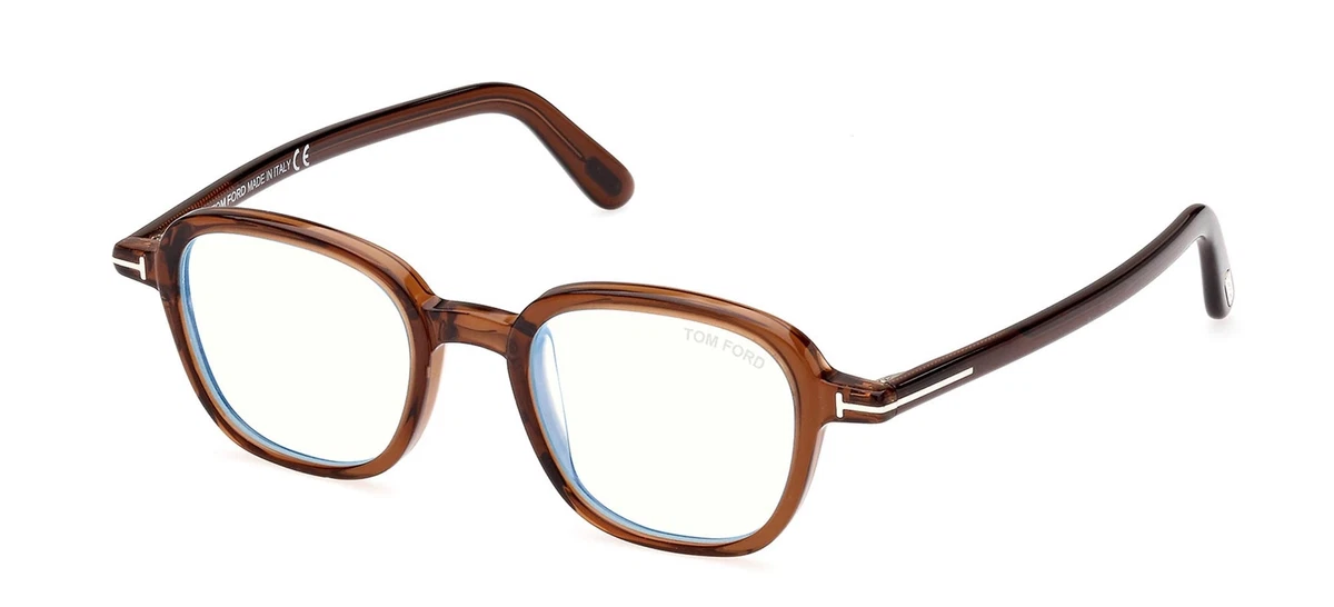 Tom Ford FT 5837 B BLUE BLOCK Brown 46 20 145 men Eyewear Frame eBay