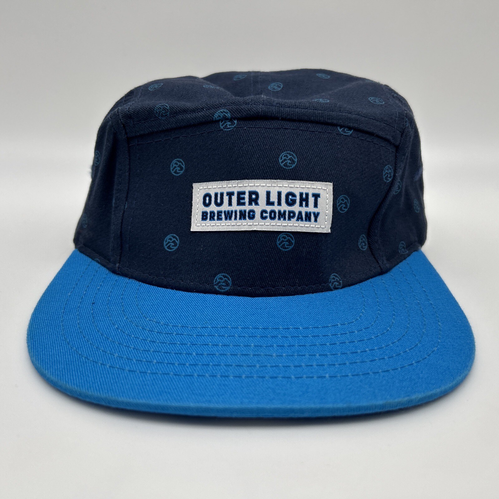 Outer Light Brewing Hat Cap Buckle Strap Back Blu… - image 1