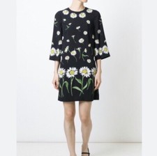 nwot dolce&gabanna daisy print dress size40