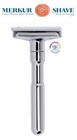 Genuine Merkur FUTUR Adjustable Safety Razor, Chrome Finish, MK-701001