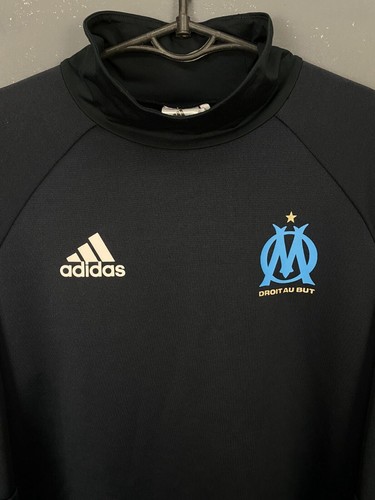 MEN'S MARSEILLE OLYMPIQUE 2016/2017 TRAINING SOCCER FOOTBALL SHIRT JERSEY SIZE M - Picture 4 of 10