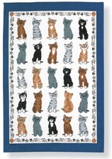 Ulster Weavers, “Kittens Arrived”, Pure cotton printed tea towel.