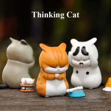 1Pc Mini Cat Blind Box Anger Orange Cat Cute Figures Ornaments Mystery-Box Offic