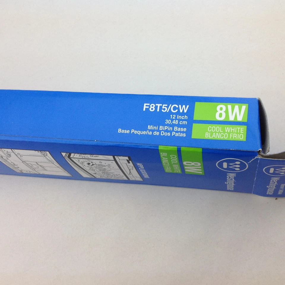Westinghouse 04044 8W Cool White Bulb F8T5 / CW 12in Mini BiPin - Image 3 of 3
