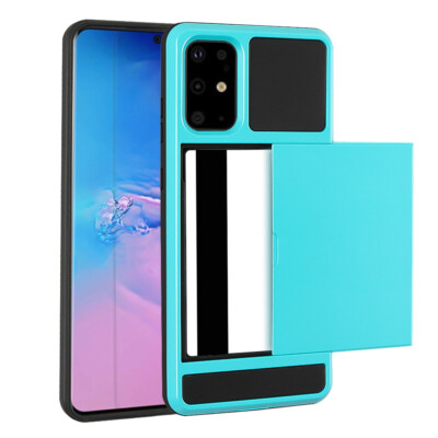 For Samsung Galaxy S10/S20/Note 20/Note 9/S9/S21/S20 Wallet Card Slide Slot Case