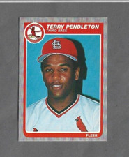Terry Pendleton RC St. Louis Cardinals 1985 Fleer #236