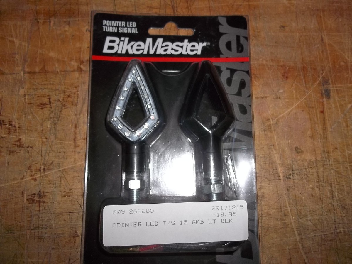 ハッピーライフ NEW BIKEMASTER UNIVERSAL POINTER LED TURN SIGNALS 266285 | eBay