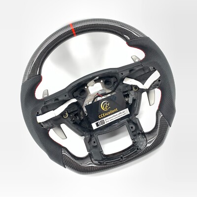 with paddle Carbon Fiber Steering Wheel Fit For Ford F150 F-150 Raptor 2015-2020