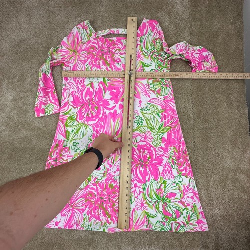 Vestido Lilly Pulitzer Ofelia Swing L Suave Enrejado Correa Espalda Náutico Preppy Lo último - Imagen 15 de 18