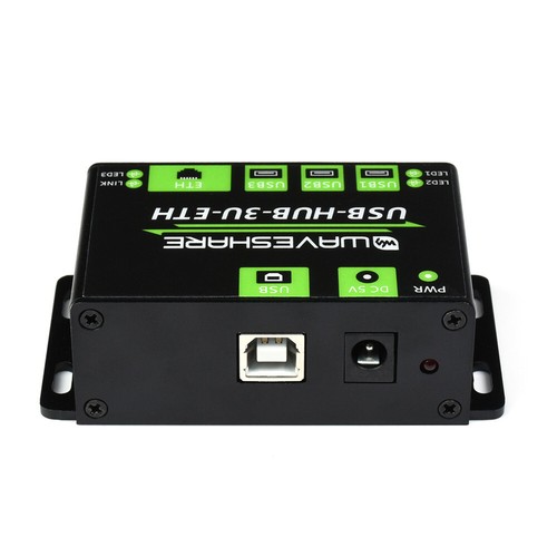 3-Port USB 2.0 Extension Hub USB Extender with With 100M Ethernet Port Connector - Picture 7 of 12