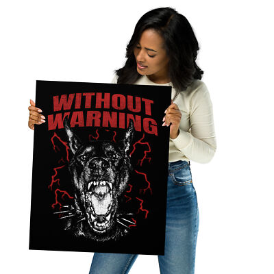 Doberman Without Warning 21 Savage Poster