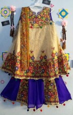 Pakistani Indian Lengha Formal Wear for Children Eid