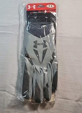 UA Under Armour Adult F1 Speed Position HeatGear Receiver Gloves - LG - Large