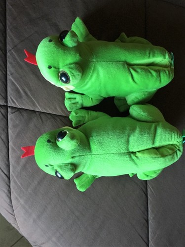 FROGS Animal Feet Happy Feet Childrens House Slippers In Size Kids Large - Picture 3 of 3