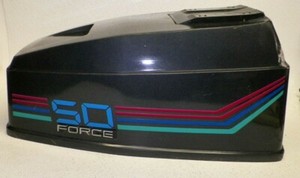 Force Outboard 50HP Cowl Hood Cover 87,88,89,90,91,92,93,94,95,96,97,98