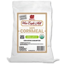 Organic White Cornmeal, 25 lb
