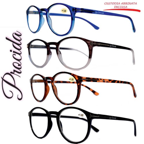 OCCHIALI LETTURA VISTA UOMO, DONNA GRADUATI DA +1 A 3,5 CON CUSTODIA. PRESBIOPIA | eBay