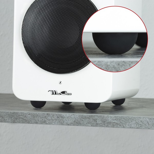 Dynavox ED20 Silikon-Elastomer-DäMpfer/Antivibration FüR Hifi-GeräTe, 4Er-Set-image