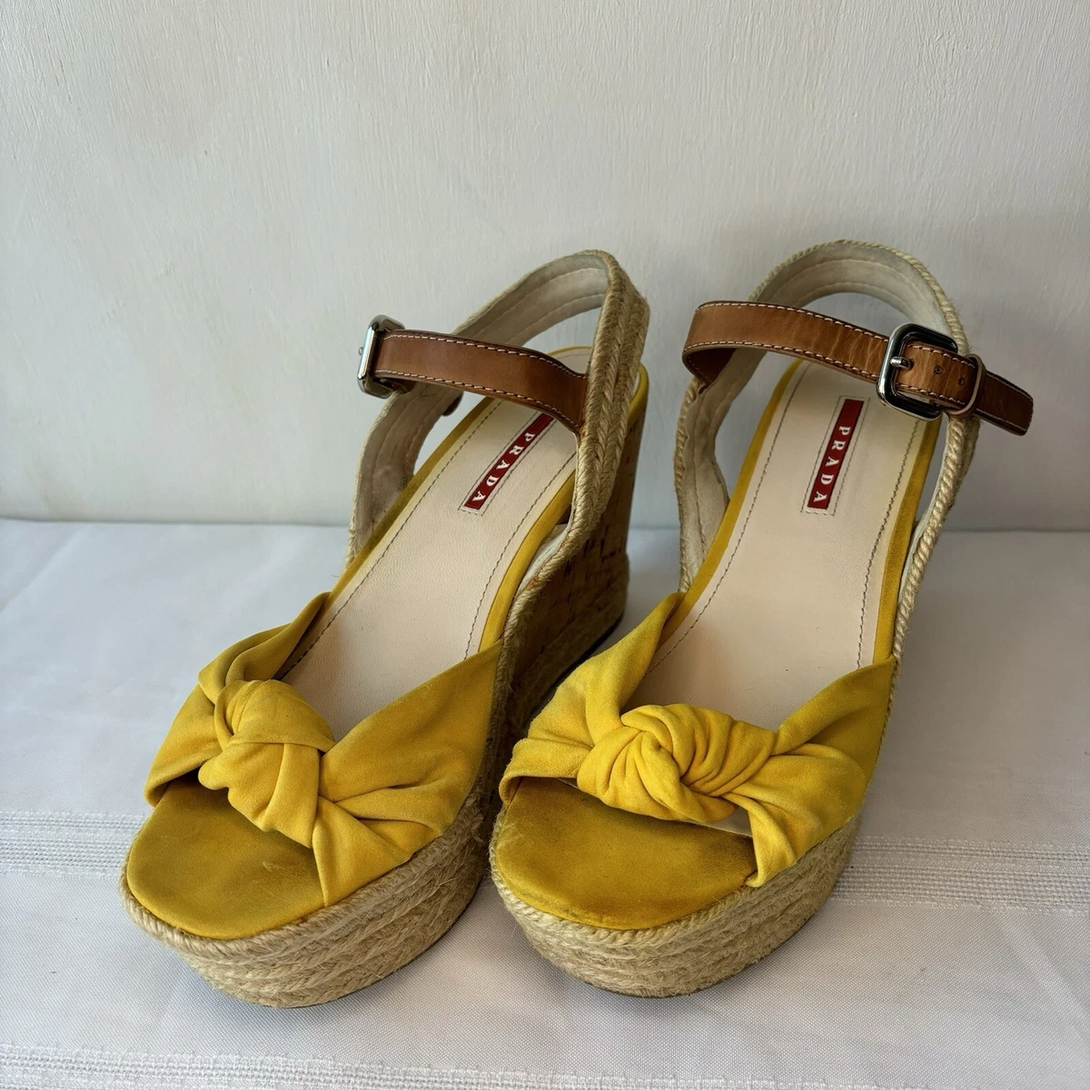 PRADA Yellow Sandals for Women for sale | eBay