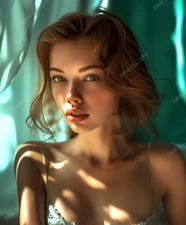 8X10 Photo Art Print - Pretty Lingerie Model Portrait Artwork Beautiful Woman