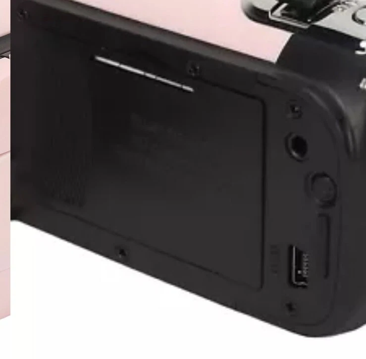 Camcorder Camera Digital Video Camera Full HD 1080P 16x Zoom DV Pink Rotatable - Image 2 of 4