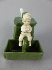 DIVERTENTE SENATORE SALE PEPE LUTIN IN CERAMICA CON CUCCHIAINO 723