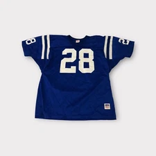 Blue Wilson Marshall Faulk Indianapolis Colts Jersey Men's Size XL