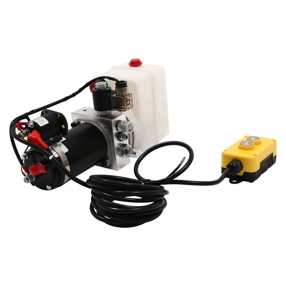Hydraulic Power Unit 12V, Single Acting Dump Hydraulic Pump for Dump