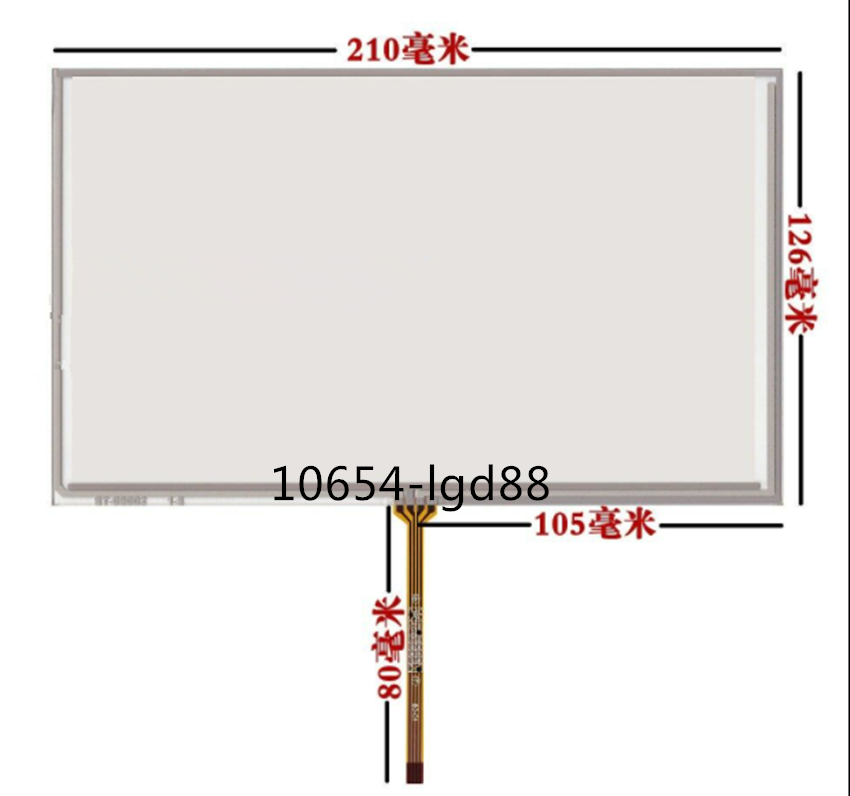 for 1PCS NEW Hannstar HSD9.0-LED18+R6 WY090ML174HS18A Touch screen