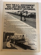 1976 Volvo Vintage Print Ad Advertisement pa21