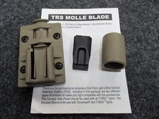 FIRST LIGHT TOMAHAWK T-MAX TORQ TRS MOLLE BLADE MOUNT ADAPTER COYOTE TAN