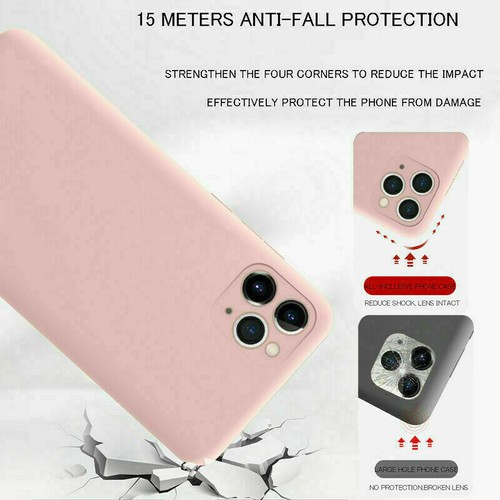 Case Coque Silicone Pour Apple iPhone 16 15 14 11 12 13 Mini Pro Max XR XS 8 7 - Zdjęcie 12 z 22