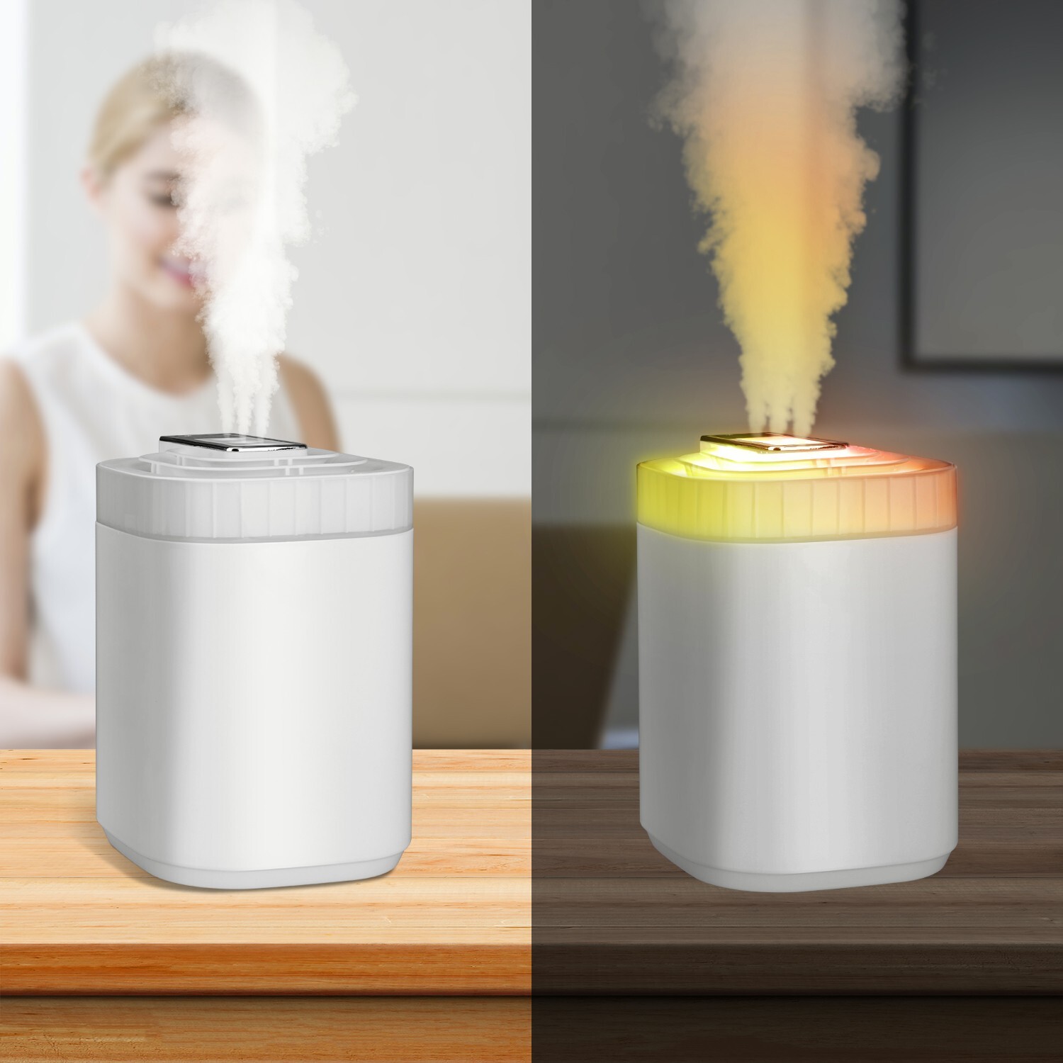 3000ml Air Humidifier Adjusting Home Cool Mist Diffuser Air Purifier